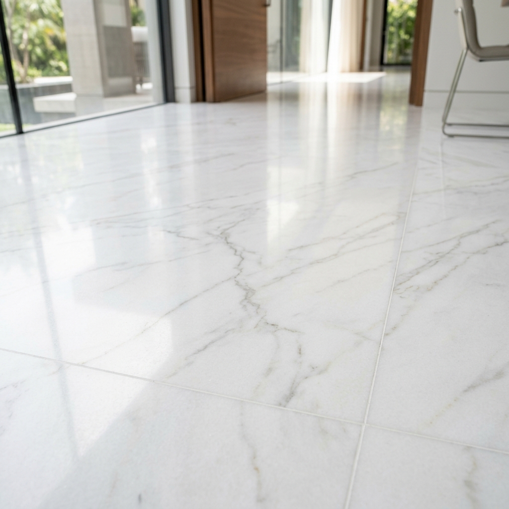 Afghanistan white marble Herat stone — polished slab with natural veining