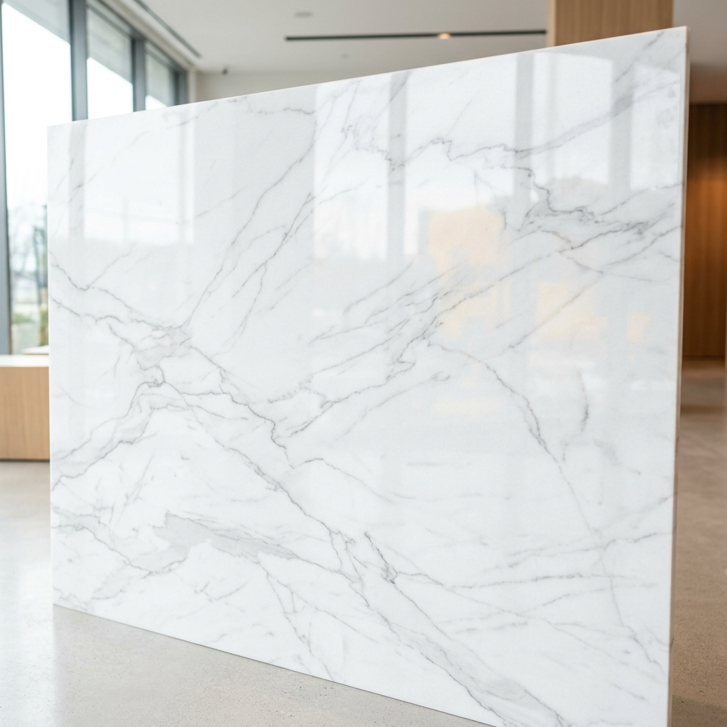 Herat White Polished Slab